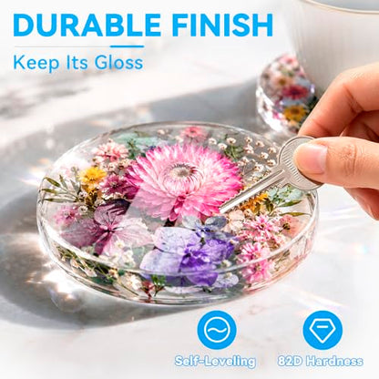 LET'S RESIN Epoxy Resin Kit,1 Gallon Bubble Free & Crystal Clear Resin - size: Large