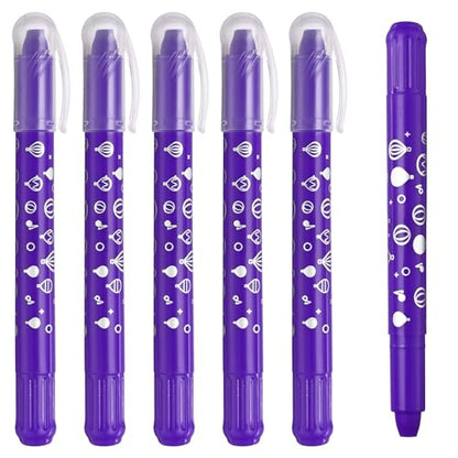PATIKIL Watercolor Gel Crayon, 6Pcs Twist Coloring Crayons, Dark Purple - color: Dark Purple
