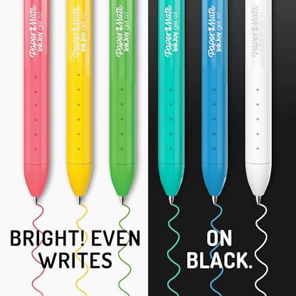 Paper Mate InkJoy Gel Pens Ultimate Pack, Retractable, Featuring Classic, Bright!, and Metallic Inks, Assorted Colors, 30 Count - Writing, Note-Taking, Teacher Supplies, Back to School - style: 30 Count Inkjoy Ultimate Pack