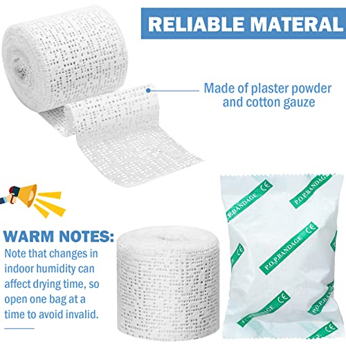Treela Plaster Cloth Rolls Gauze Bandages Rolls Strips for Belly Casts, Scenery Molds, Mask Making, Art Projects, Body Casts, Craft Supplies(2 Inch x 59 Yard) - size: 2 Inch x 59 Yard
