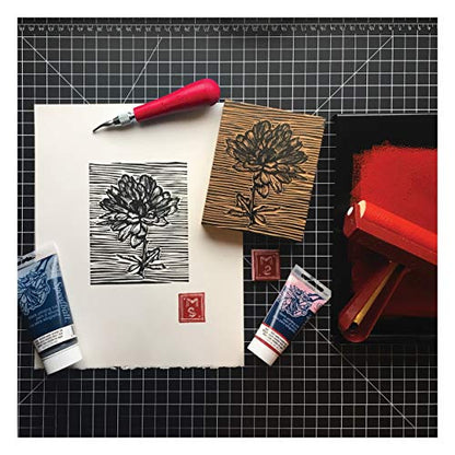 Speedball Water-Soluble Block Printing Ink, 8-Ounce Jar, Red - color: Red, size: 8 fl oz