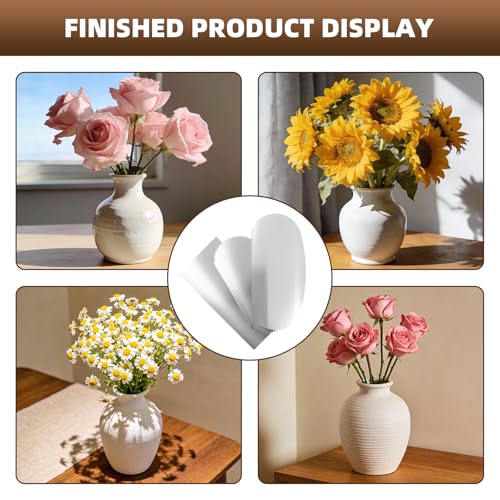 14 Pcs Pottery Clay Sculpt Tools for Sculpting Texturing | Silicone and Stainless Steel Squeegee, Detail Needle, Texture Needle, Cutting Cord, 5 Ceramic Double-Ended Pens