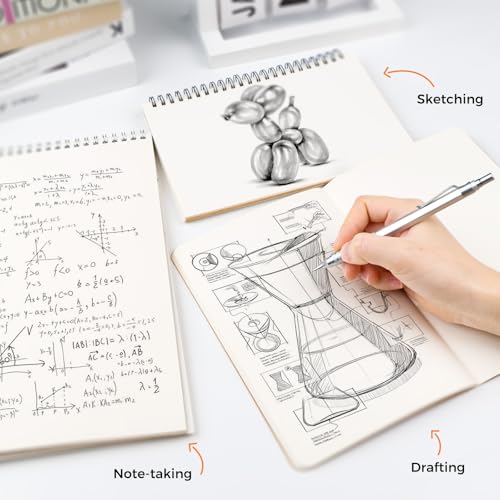 2PCS Metal Mechanical Pencil Set, 0.5mm+0.7mm, Storage Case, Silver | 360PCS HB Lead Refills, 3 Erasers, 9 Eraser Refills, for School Writing, Sketching, Technical Drawing, Art Projects - color: Silver