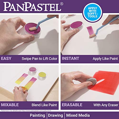 PanPastel Ultra Soft Artist Pastel Set 9ml 5/Pkg, Pearl Mediums - color: Multicolor, style: fine