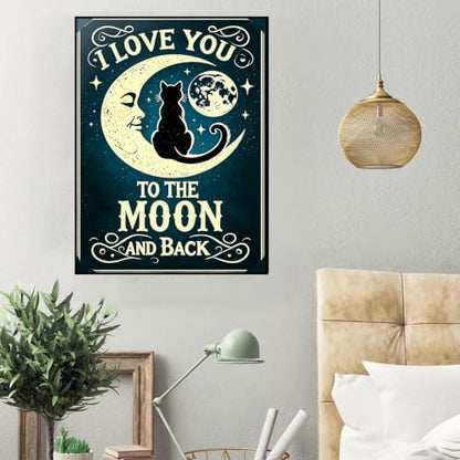 HHMATITS Cat Diamond Art Kits for Adults 12x16In - color: Cat-2