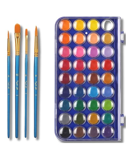 Mr. Pen- Watercolor Paint Set, 40 pcs, 36 Colors, Watercolor Paints - size: 1 Count (Pack of 1)