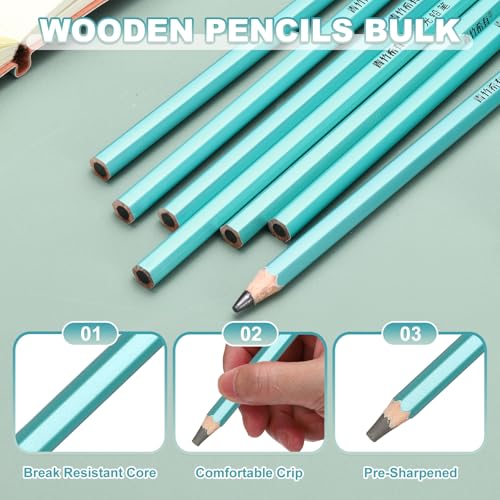 PATIKIL 14B Drawing Pencils for Sketching, Set of 6 Hexagonal Graphite Sketch Pencils Professional Sketching Art Supplies for Drawing Shading Writing Art Artists Beginners, Black - style: 14B