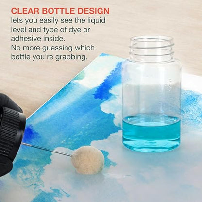 TCP Global 6-Pack Wool Daubers with Clear Plastic Bottles, 4 oz. (120 ml)