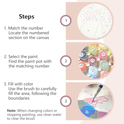 Muzagroo Art 4 Pcs Paint by Numbers Kits for Adults Framed Canvas with Wooden Easel DIY Abstract Landscape Acrylic Oil Paintings Kits Paint by Numbers on Canvas Wall Art (8x12 inch) - color: Abstract Landscape