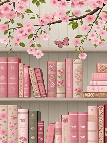 WUSARPLY Flowers Bookshelf Diamond Painting Kits for Beginner Adults - color: YA006