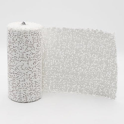 Plaster Cloth Bandages 3 Rolls White Plaster Cloth Gauze Bandage Rolls 6 Inch for Craft Belly Cast Mask Making Art Belly Casting