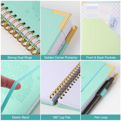 Blank Notebook Journal, Hardcover Sketchbook, 300 Page No Bleed Thick Paper - color: Blue, size: 8.5” x 5.5”