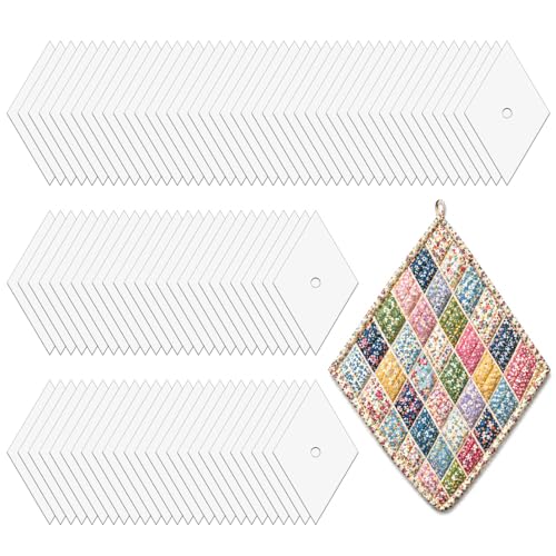 500 PCS 1.5" Diamond 60 Degrees Piecing Paper Templates, Quilting Templates Accessories for DIY Patchwork Crafts and Sewing Supplies - size: 1.5 Inch-500pcs Diamond