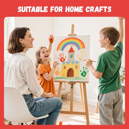 12 Pack 16x20 Inch Flat Canvas Panels Large Painting Boards | 8 Oz Triple Primed 100% Cotton Acid Free White Blank for Acrylic, Oil Paints - size: 16"x20"