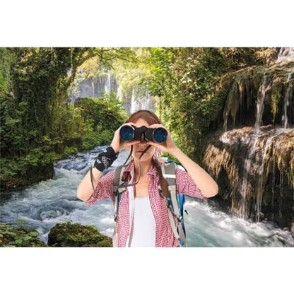 12x10ft Vinyl Green Forest Backdrops for Photography Background Mountain and Water Landscape Beautiful Waterfall and River Ancient Tree Outdoor Explore Holiday Backdrop Photo Studio - size: 12x10ft