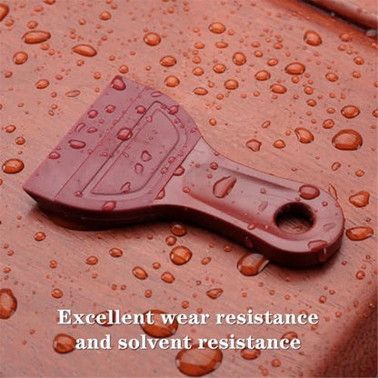 4 PCS Silicone Small Squeegee Screen Printing Squeegee Mini Squeegee Soft Rubber Squeegee for Screen Printing, Chalk Paste or Ink, Self-Adhesive Vinyl