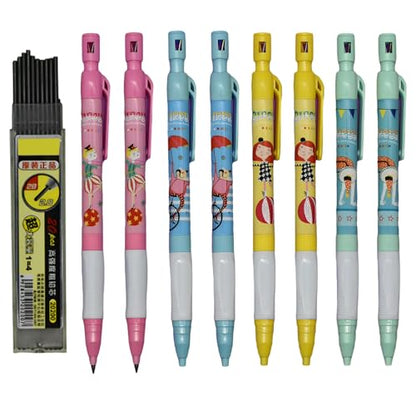 Maydahui 12 PCS Circus Carnival Mechanical Pencil with Sharpener/Refills
