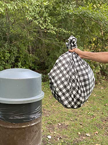 Neatiffy Disposable Plastic Tablecloth Roll | Indoor/Outdoor Table Cover Roll for Rectangle, Square, Round Tables | Picnic, Party, Banquet, Birthdays, Weddings -54 in x 108 ft-Black Checkered - color: Black Checkered