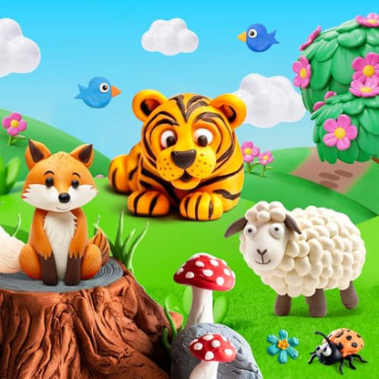 Air Dry Clay 192 Colors, Modeling Magic Clay Gift for Kids - color: 192 Colors