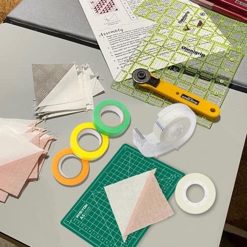 WISYOK Craft Mat, A5 Cutting Mat for Sewing, 6" x 8", Small | Ideal for Fabric, DIY Crafts, Quilting, Scrapbooking, Craft, Home, Office & School Use