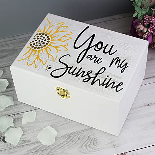 DLY LIFESTYLE You are My Sunshine Stencil - Sunflower Design - 8x6 Inches - Reusable DIY Art & Craft Stencil for Wood, Canvas, Paper, Fabric, Walls & Furniture - color: You are my Sunshine 8"x6"
