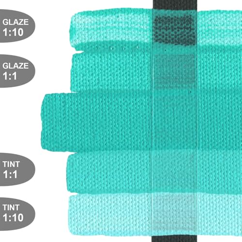 GOLDEN Fluid Acrylics, Teal, 8 fl. oz. Bottle