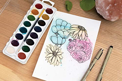 UCreate Mixed Media Art Paper, Wet or Dry Media, White