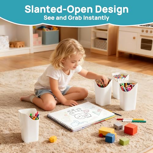 Vtopmart 24 QT Clear Plastic Craft Organizer with Detachable Inserts,1 Pack