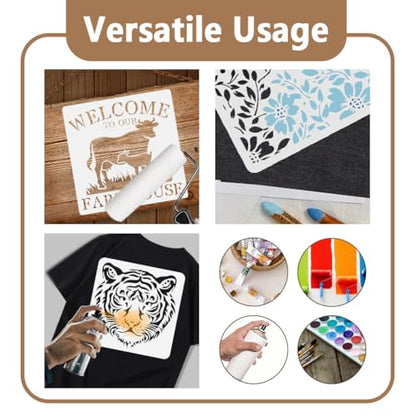 Fireworks Stencil, Reusable Painting Template, DIY Home Decor | A4 Plastic Craft Stencil, Fireworks Wall Stencil, DIY Home Decor Template for Wall Wood Canvas Journal Paper - style: Fireworks