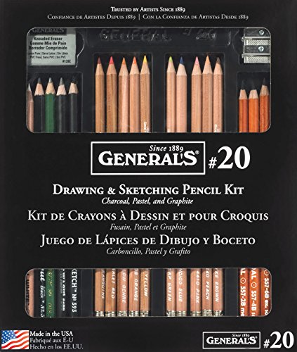 General Pencil 20GP General's Classic Sketching and Drawing Kit