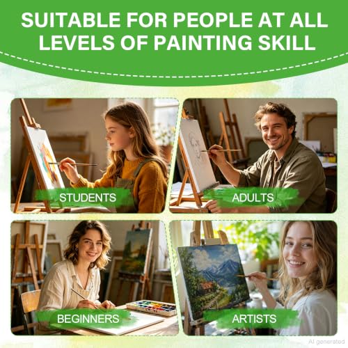 ESRICH 120-Pack 8x10 Primed Canvas Boards Value Pack | 100% Cotton, Acid-free, Works with Acrylic, Oil, Watercolor, Ideal for Beginners, Kids, Adults & Professional Artists.