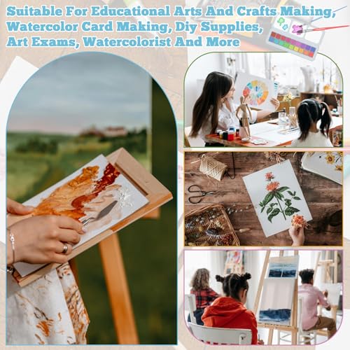 150 Pcs 8.5x11 Watercolor Paper Pad Cold Press Bulk Painting Paper | White Paper 110 lb 230 GSM Sketch Painting Pad for Watercolorist Beginning Artists Adults Craft - style: 8.5x11in-110LB/230GSM