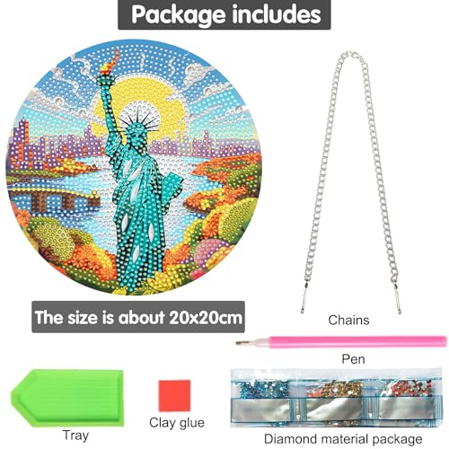 Bimkole Free Muse Hanging Diamond Pearl Art Kits for Adults Pendant C48 - color: Sculpture
