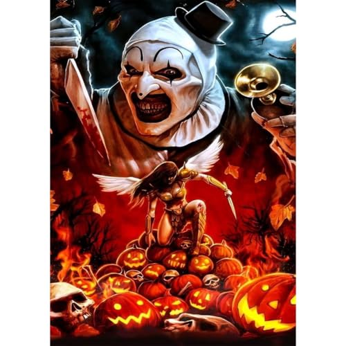 VeGuude Halloween Diamond Art Kits for Adults Home Wall Decor Gift 12x16 in - color: DP04290