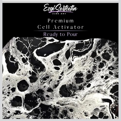 Ezgi Sertcetin Premium Cell Activator | Ready to Pour | Create Perfect and Unique Cells in Your Painting Works | 4oz by Volume (Rouge Red) - color: Rouge Red