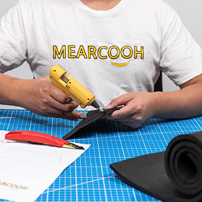 2-Pack 8mm Thick Black Eva Foam Sheets roll, 13.9" x 39" Premium eva Craft Foam for Halloween Cosplay Costume by MEARCOOH - color: 2PCS:Black, size: Thickness-8mm