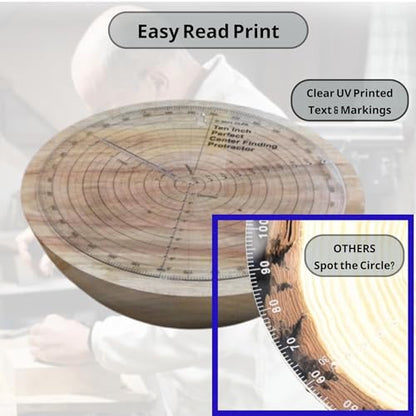10" Round Center Finder and Circle Maker - size: 10 Inch