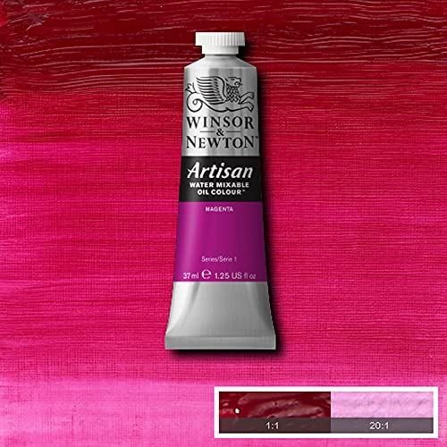 Winsor & Newton Artisan Water Mixable Oil Colour, 1.25-oz (37ml), Magenta - color: Magenta, style: 1.25-oz