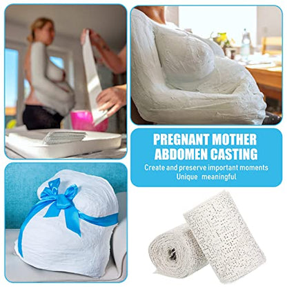 Nuogo 20 Pack Plaster Cloth Gauze Bandage Roll Bulk 5 Yards,4 x 180 Inch - size: 4 x 180 Inch