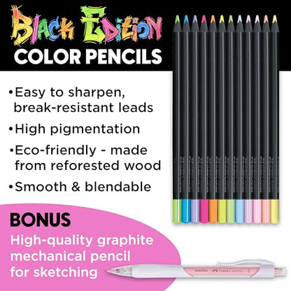 Faber-Castell Anime Drawing Kit, Chibi Edition with Step-by-Step Book - style: Chibi Edition
