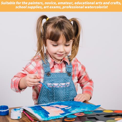 150 Sheets 100% Cotton Watercolor Paper Bulk -140LB/300GSM Art Paper-9 x 12 inch Painting & Craft Paper, Finger Paints, Watercolor, Tempera, Drawing, Art Room & Home School Crafts - style: 9x12in-140LB/300GSM
