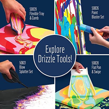FolkArt Drizzle Strainer Set, Set of 3 Multi-Sized Strainer Tools Perfect for DIY Paint Pouring Arts and Crafts Projects, 50830 - style: Strainer Set