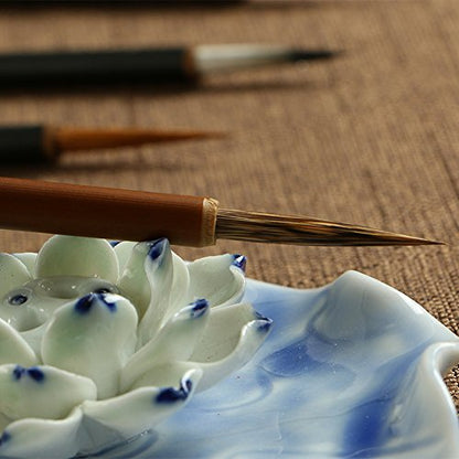 TIUSUTA Store Set of 4 Chinese Painting Brushes Set Flower Bird Line-Drawing Brushes