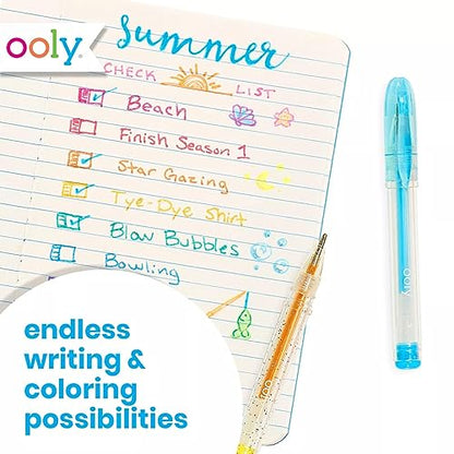Ooly Scented Mini Doodlers Gel Pens, Set of 20 | Ages 3+, Glitter, Neon, and Pastel Scented Mini Pens for Kids and Adults, Fun Art and Stationery Supplies, Great Gift Idea - style: Glitter, Neon & Pastel Mini Pens