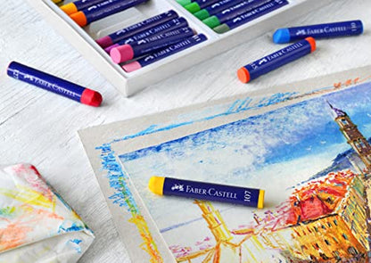 Faber-Castel FC127024 Creative Studio Oil Pastel Crayons (24 Pack), Assorted - size: 24 Count (Pack of 1)