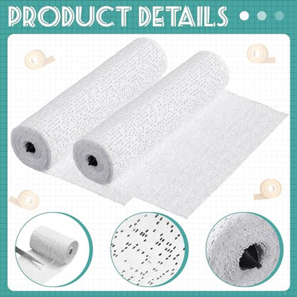 Heentan 6 Rolls Plaster Bandages Strips for Belly Cast Art,8 X 106 Inches | Fast Setting Plaster Gauze for Mask Making, Sculpture Molds, DIY Crafts, Pregnancy Belly Casting, Scenery Art Projects - size: 8 x 106 Inch