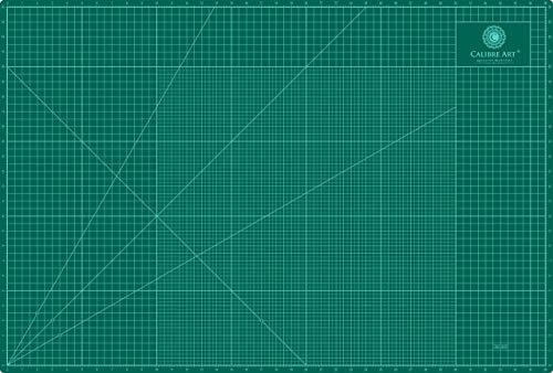 Calibre Art Self Healing Rotary Cutting Mat, Full 24x36, Best for Quilting | Ideal for Quilting and Sewing, Thick, Warp-Proof & Odorless, EN 71-3 Certified. Not From China. - size: 37"L x 25"W