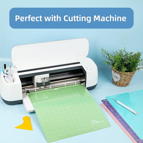 IModeur 10 Pack Cutting Mats -12"x12" Cutting Mats for Cutting machine Accessories - Mats for Explore Air 2/ Maker 2/3 - size: 10 Pack/12x12/Green Blue Purple Pink
