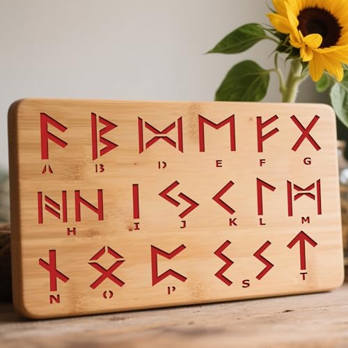 Keluna Viking Stencils for Painting - 8 Pcs Reusable Celtic Border Crafts Templates Tree of Life Stencils for Painting on Wood Wall Art Craft Canvas Fabric Rock - style: runes