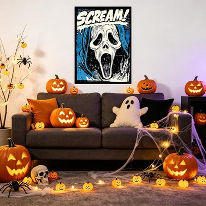5D Full Drill Halloween Diamond Art Painting Kits for Adults Beginners - color: YZ-90-01